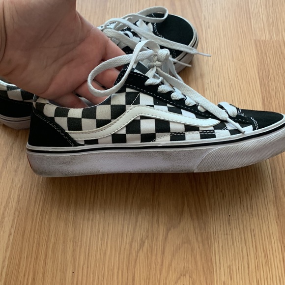 Unique black and white checkered vans - Picture 4 of 5